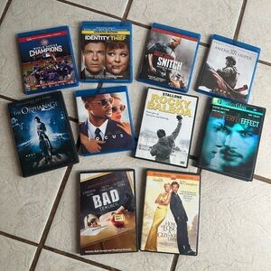 Collection of 10 Movie DVDs